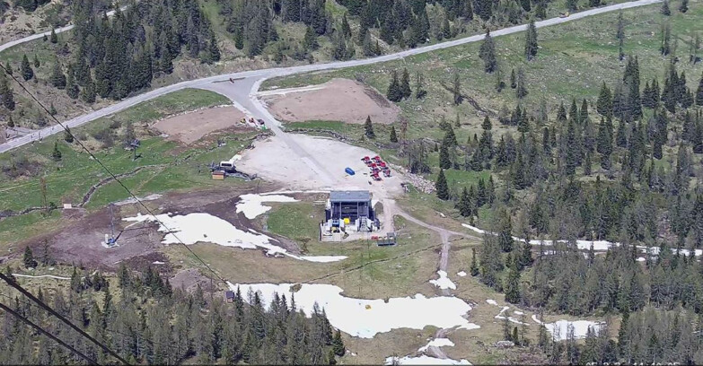 Webcam Passo San Pellegrino-Falcade  - Panorama N-E