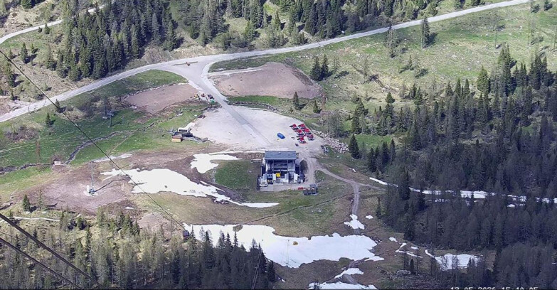 Webcam Passo San Pellegrino-Falcade  - Panorama N-E