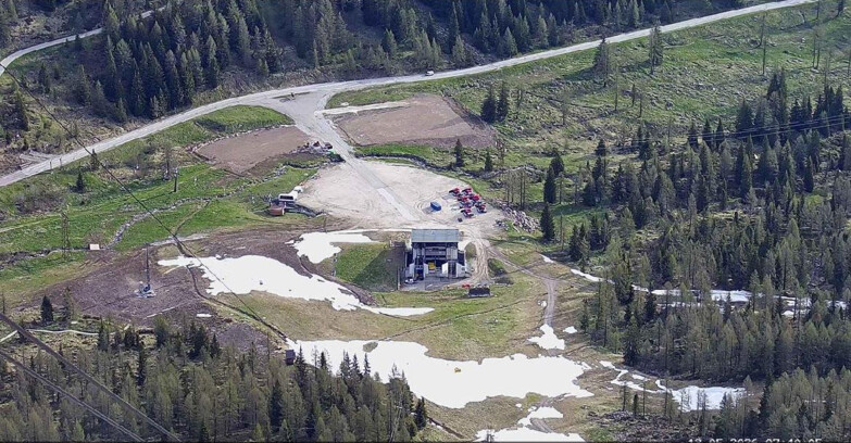 Webcam Passo San Pellegrino-Falcade  - Panorama N-E