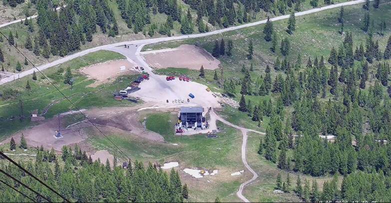 Webcam Passo San Pellegrino-Falcade  - Panorama N-E