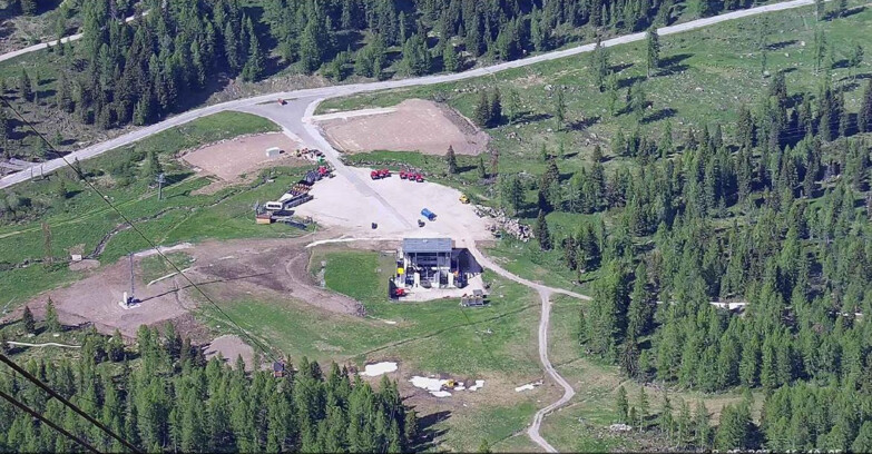 Webcam Passo San Pellegrino-Falcade  - Panorama N-E