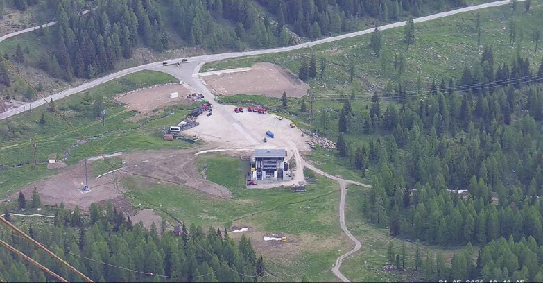 Webcam Passo San Pellegrino-Falcade  - Panorama N-E