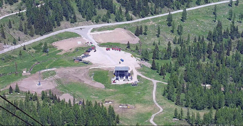 Webcam Passo San Pellegrino-Falcade  - Panorama N-E