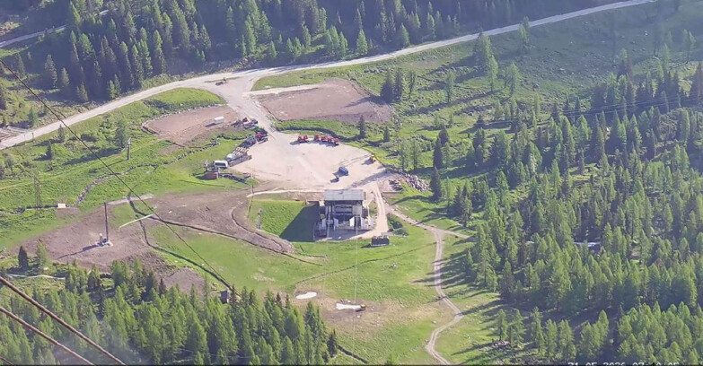 Webcam Passo San Pellegrino-Falcade  - Panorama N-E