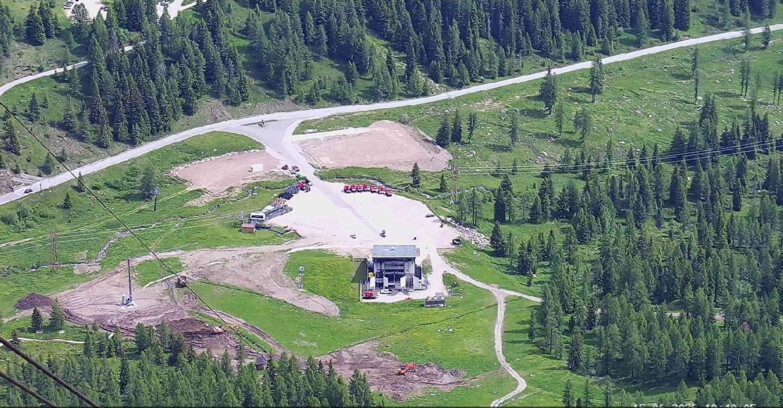 Webcam Passo San Pellegrino-Falcade  - Panorama N-E