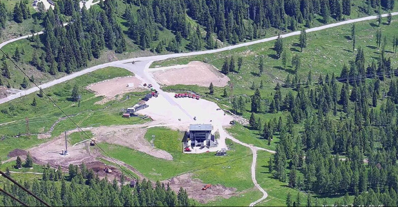 Webcam Passo San Pellegrino-Falcade  - Panorama N-E