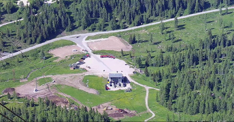 Webcam Passo San Pellegrino-Falcade  - Panorama N-E