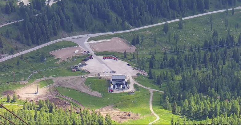 Webcam Passo San Pellegrino-Falcade - Panorama N-E