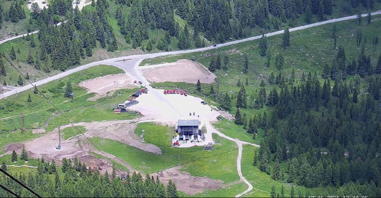 Webcam Passo San Pellegrino-Falcade - Panorama N-E