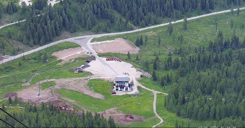 Webcam Passo San Pellegrino-Falcade - Panorama N-E