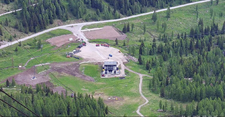Webcam Passo San Pellegrino-Falcade - Panorama N-E
