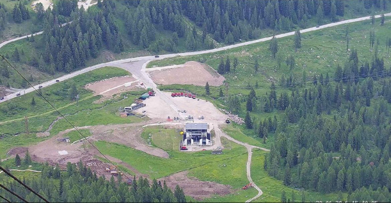 Webcam Пассо Сан-Пеллегрино-Фалькаде  - Panorama N-E