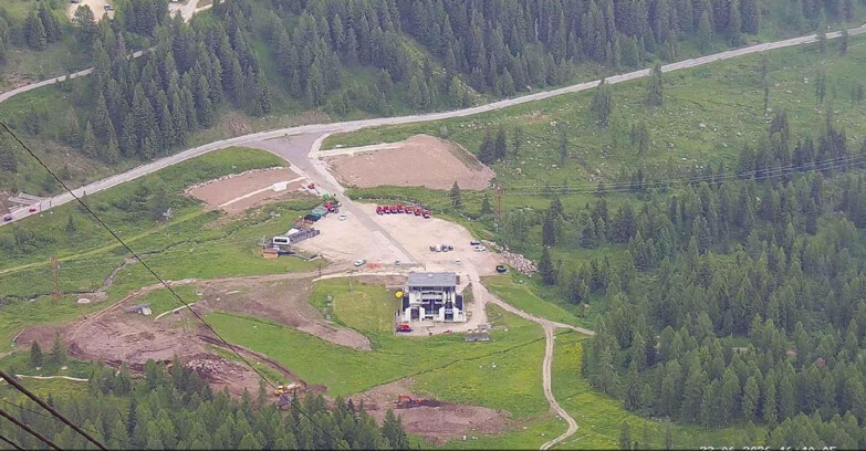Webcam Passo San Pellegrino-Falcade  - Panorama N-E
