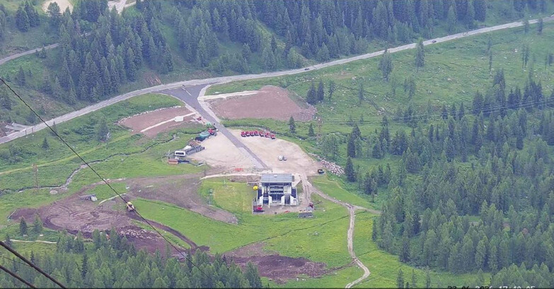 Webcam Passo San Pellegrino-Falcade  - Panorama N-E
