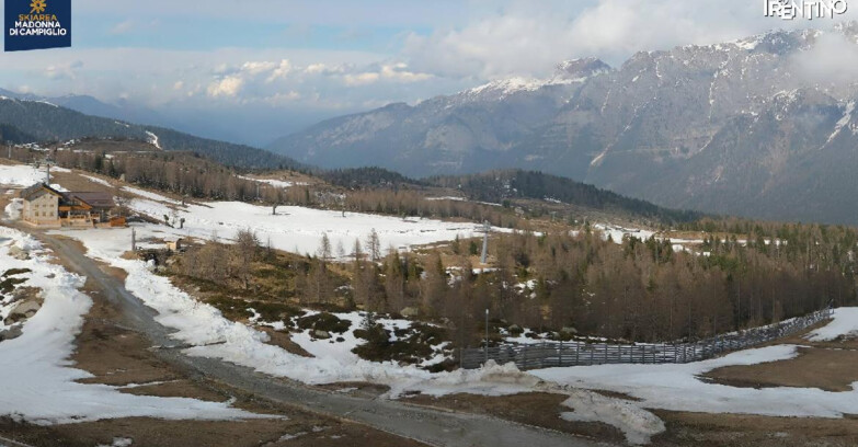 Webcam Madonna di Campiglio (Skiarea Campiglio Dolomiti di Brenta - Val di Sole Val Rendena) - Rifugio Viviani
