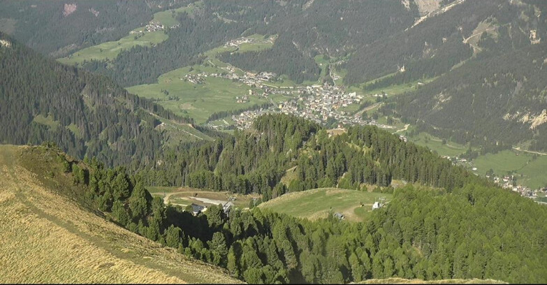 Webcam Поцца-ди-Фасса-Алок-Буффор  - Sasso Lungo e Sasso Piatto visti da Buffaure