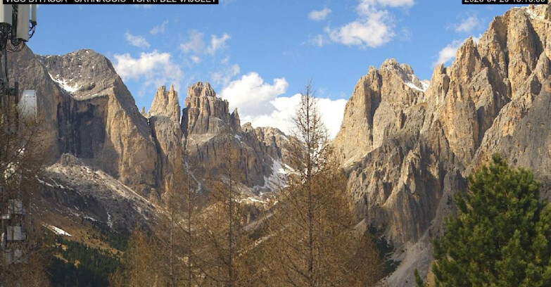 Webcam Виго-ди-Фасса-Пера-Чампедие  - Vigo di Fassa - Gardeccia - Torri del Vajolet