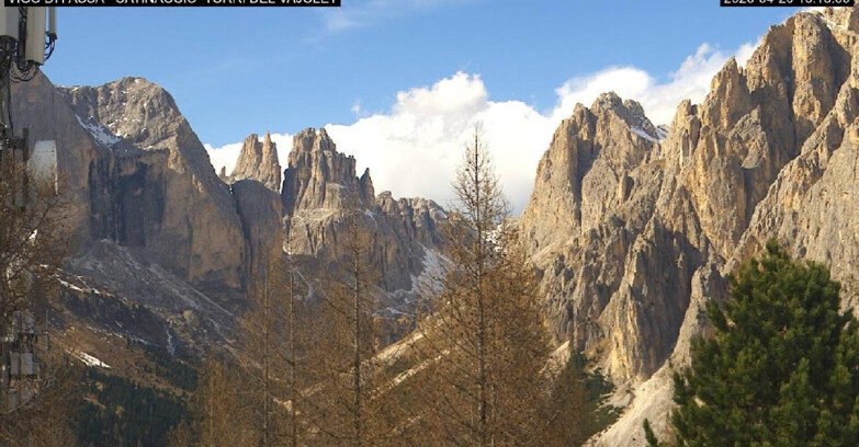 Webcam Виго-ди-Фасса-Пера-Чампедие  - Vigo di Fassa - Gardeccia - Torri del Vajolet