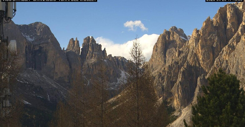 Webcam Виго-ди-Фасса-Пера-Чампедие  - Vigo di Fassa - Gardeccia - Torri del Vajolet