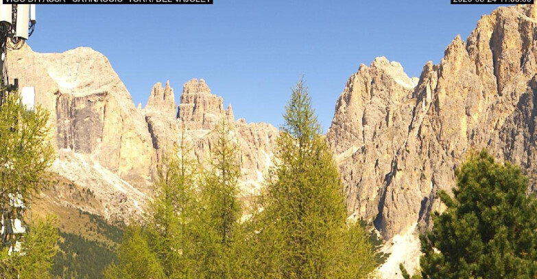 Webcam Vigo di Fassa-Pera-Ciampedie - Vigo di Fassa - Gardeccia - Torri del Vajolet