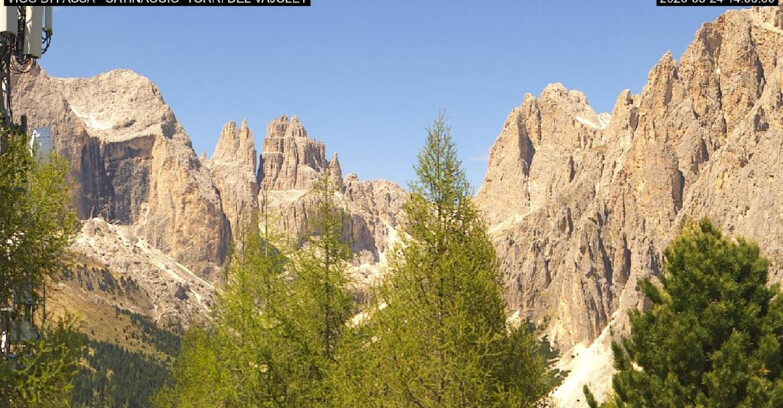 Webcam Vigo di Fassa-Pera-Ciampedie - Vigo di Fassa - Gardeccia - Torri del Vajolet