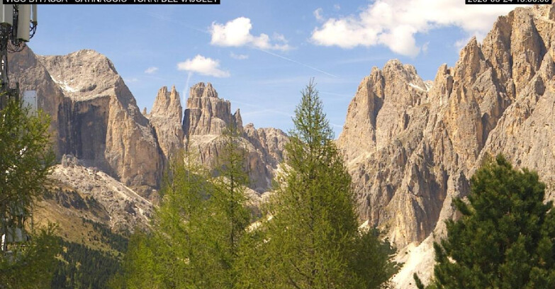 Webcam Vigo di Fassa-Pera-Ciampedie - Vigo di Fassa - Gardeccia - Torri del Vajolet
