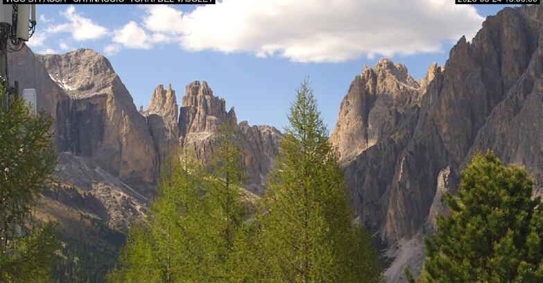 Webcam Vigo di Fassa-Pera-Ciampedie - Vigo di Fassa - Gardeccia - Torri del Vajolet