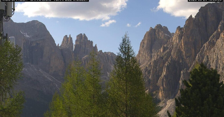 Webcam Vigo di Fassa-Pera-Ciampedie - Vigo di Fassa - Gardeccia - Torri del Vajolet