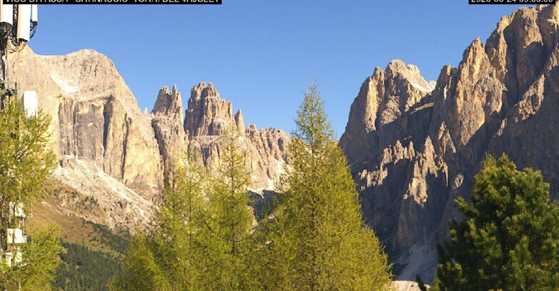 Webcam Vigo di Fassa-Pera-Ciampedie - Vigo di Fassa - Gardeccia - Torri del Vajolet