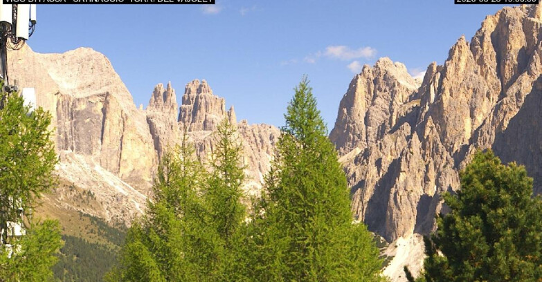 Webcam Vigo di Fassa-Pera-Ciampedìe - Vigo di Fassa - Gardeccia - Torri del Vajolet