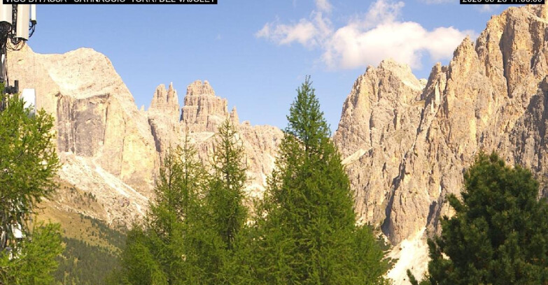 Webcam Vigo di Fassa-Pera-Ciampedìe - Vigo di Fassa - Gardeccia - Torri del Vajolet