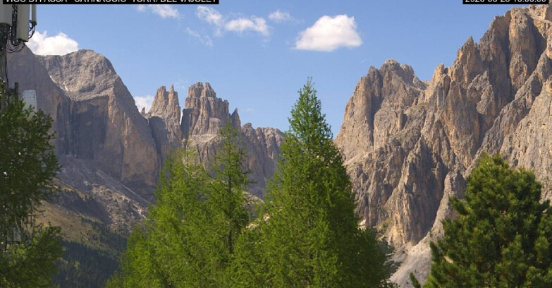 Webcam Vigo di Fassa-Pera-Ciampedìe - Vigo di Fassa - Gardeccia - Torri del Vajolet