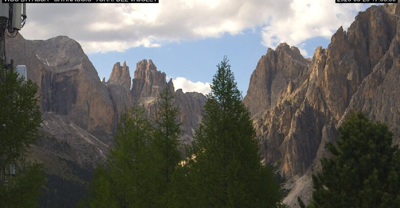 Webcam Vigo di Fassa-Pera-Ciampedìe - Vigo di Fassa - Gardeccia - Torri del Vajolet