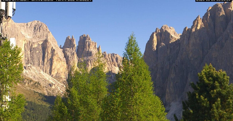 Webcam Vigo di Fassa-Pera-Ciampedìe - Vigo di Fassa - Gardeccia - Torri del Vajolet