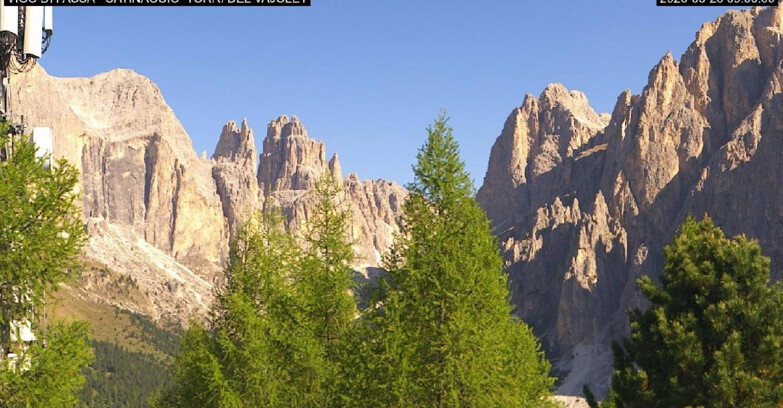 Webcam Vigo di Fassa-Pera-Ciampedìe - Vigo di Fassa - Gardeccia - Torri del Vajolet