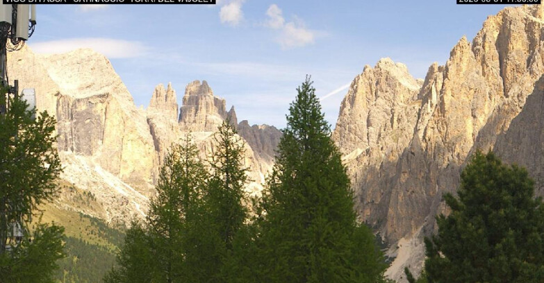Webcam Vigo di Fassa-Pera-Ciampedìe - Vigo di Fassa - Gardeccia - Torri del Vajolet