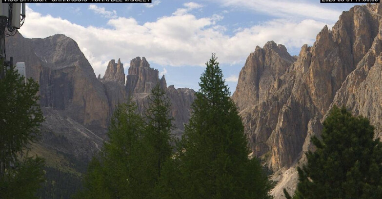 Webcam Виго-ди-Фасса-Пера-Чампедие  - Vigo di Fassa - Gardeccia - Torri del Vajolet