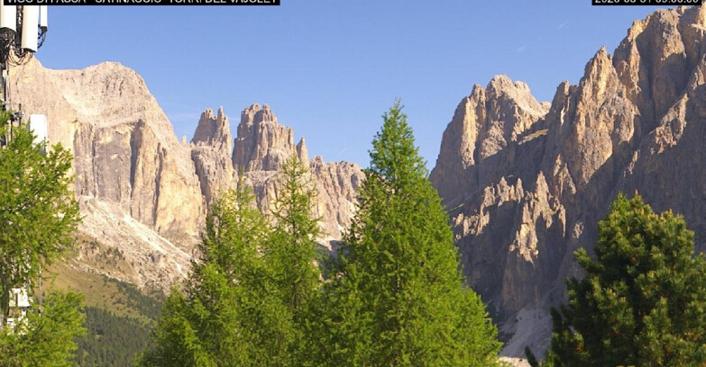 Webcam Vigo di Fassa-Pera-Ciampedìe - Vigo di Fassa - Gardeccia - Torri del Vajolet
