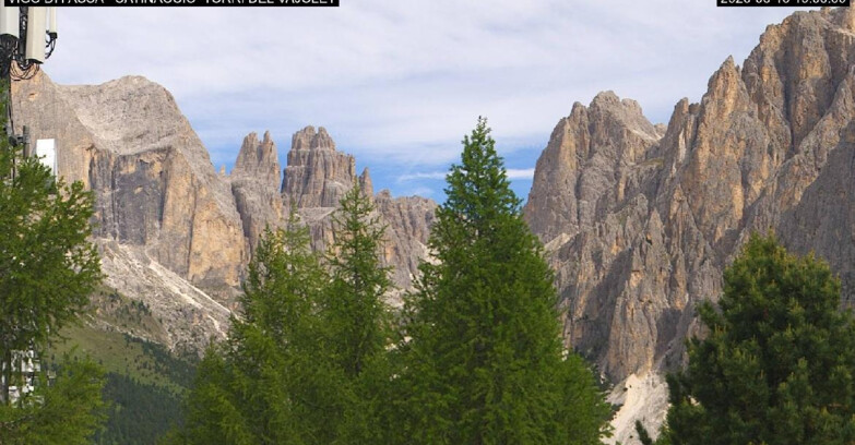 Webcam Vigo di Fassa-Pera-Ciampedie - Vigo di Fassa - Gardeccia - Torri del Vajolet