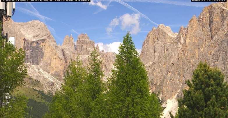 Webcam Vigo di Fassa-Pera-Ciampedie - Vigo di Fassa - Gardeccia - Torri del Vajolet