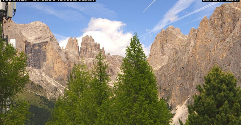 Webcam Vigo di Fassa-Pera-Ciampedie - Vigo di Fassa - Gardeccia - Torri del Vajolet