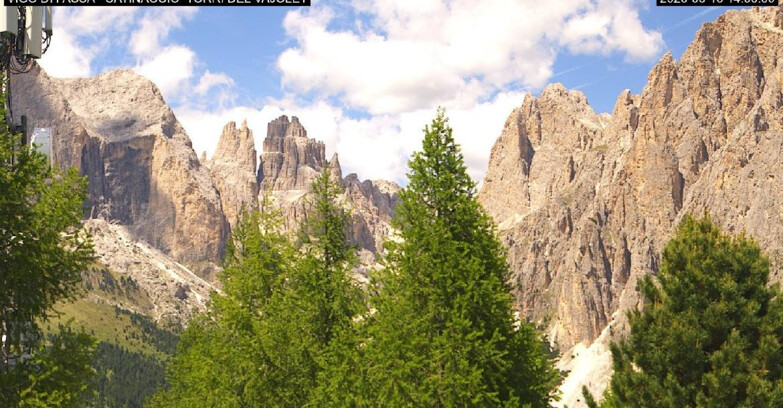 Webcam Vigo di Fassa-Pera-Ciampedie - Vigo di Fassa - Gardeccia - Torri del Vajolet