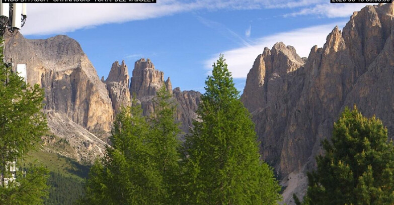 Webcam Vigo di Fassa-Pera-Ciampedie - Vigo di Fassa - Gardeccia - Torri del Vajolet