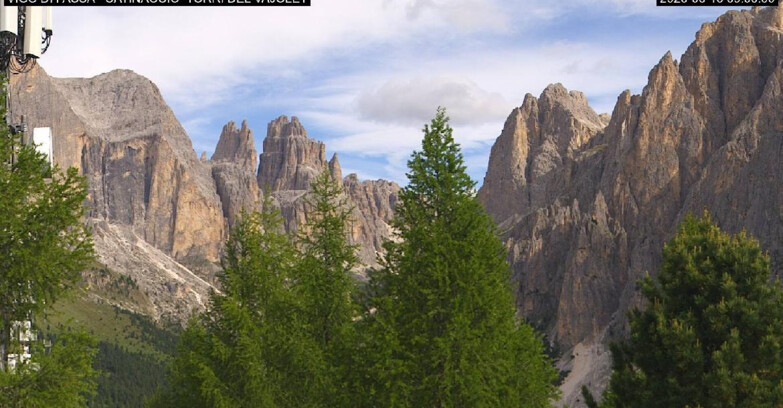 Webcam Vigo di Fassa-Pera-Ciampedie - Vigo di Fassa - Gardeccia - Torri del Vajolet
