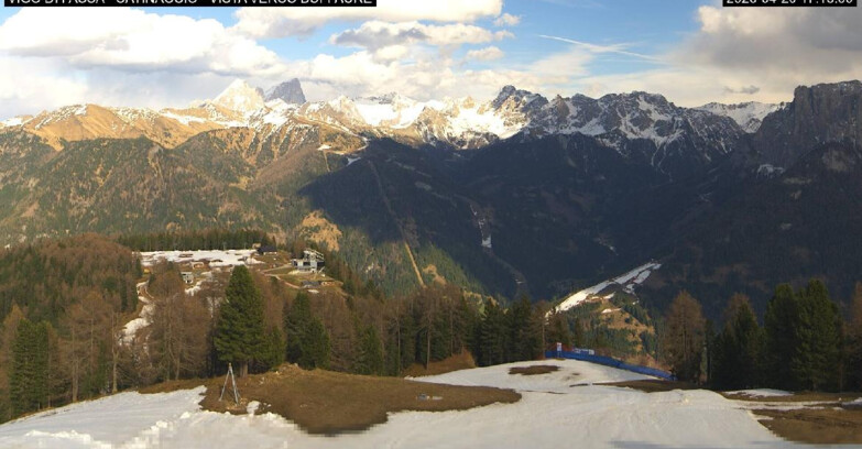 Webcam Виго-ди-Фасса-Пера-Чампедие  - Vigo di Fassa - Ciampedie e Pozza Buffaure