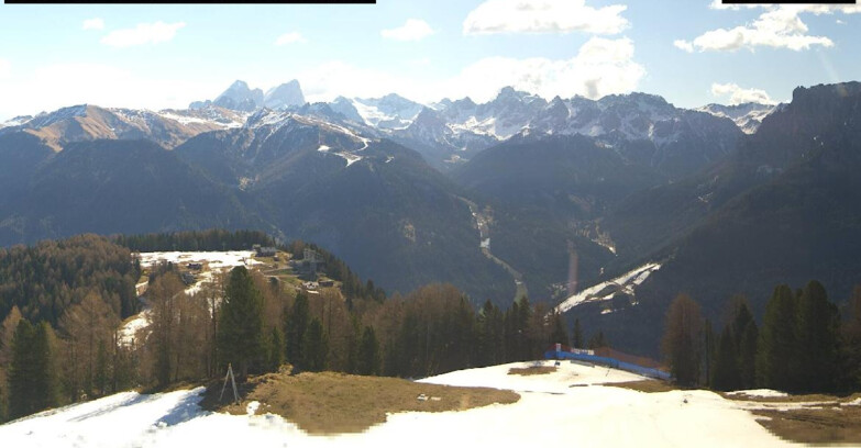 Webcam Vigo di Fassa-Pera-Ciampedìe - Vigo di Fassa - Ciampedie e Pozza Buffaure