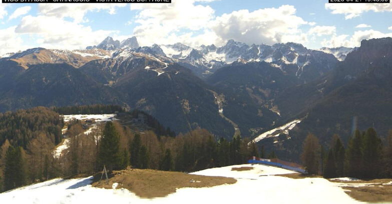 Webcam Vigo di Fassa-Pera-Ciampedìe - Vigo di Fassa - Ciampedie e Pozza Buffaure