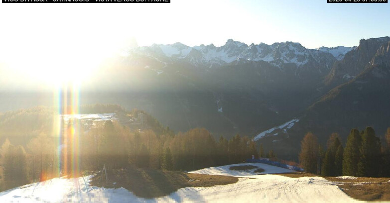 Webcam Vigo di Fassa-Pera-Ciampedìe - Vigo di Fassa - Ciampedie e Pozza Buffaure