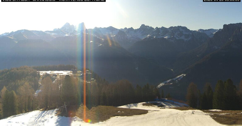 Webcam Vigo di Fassa-Pera-Ciampedìe - Vigo di Fassa - Ciampedie e Pozza Buffaure