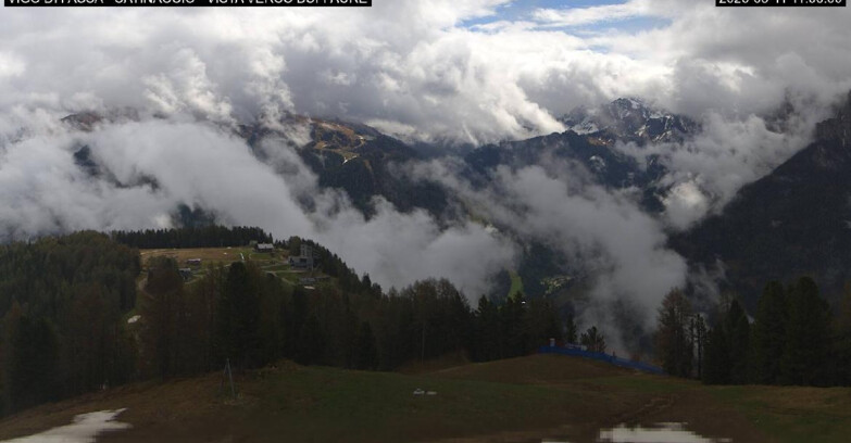 Webcam Vigo di Fassa-Pera-Ciampedie - Vigo di Fassa - Ciampedie e Pozza Buffaure
